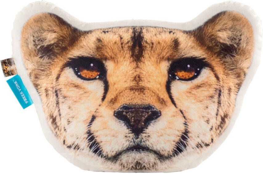 Freek Vonk sierkussen Cheetah geel 30x40 cm Leen Bakker