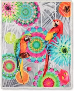 Hip plaid Kjenta multi 130x160 cm Leen Bakker
