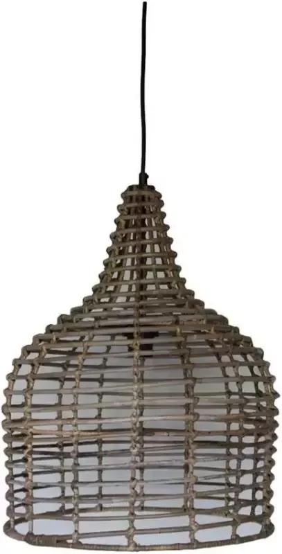 HSM Collection hanglamp rotan naturel 43x54 cm Leen Bakker