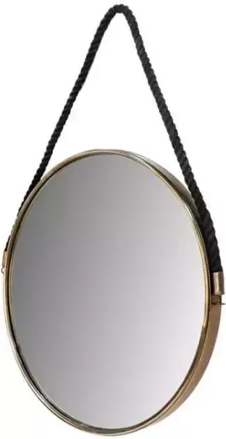 HSM Collection spiegel Selina goud zwart Ø45 cm Leen Bakker