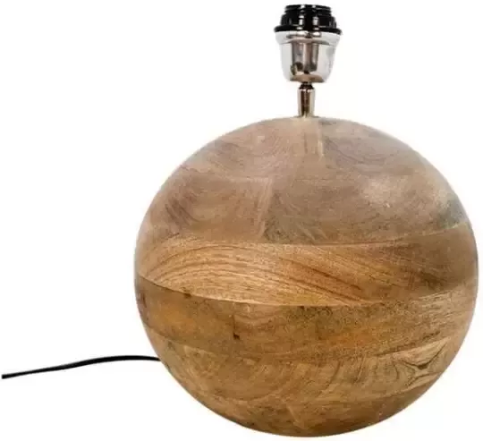 HSM Collection tafellamp Timber naturel 40x30 cm Leen Bakker