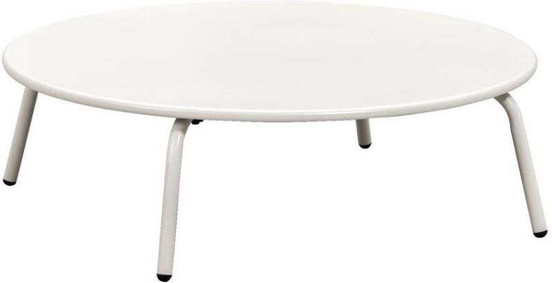 Le Sud Bijzettafel Montreal zand metaal Ø80 cm Leen Bakker