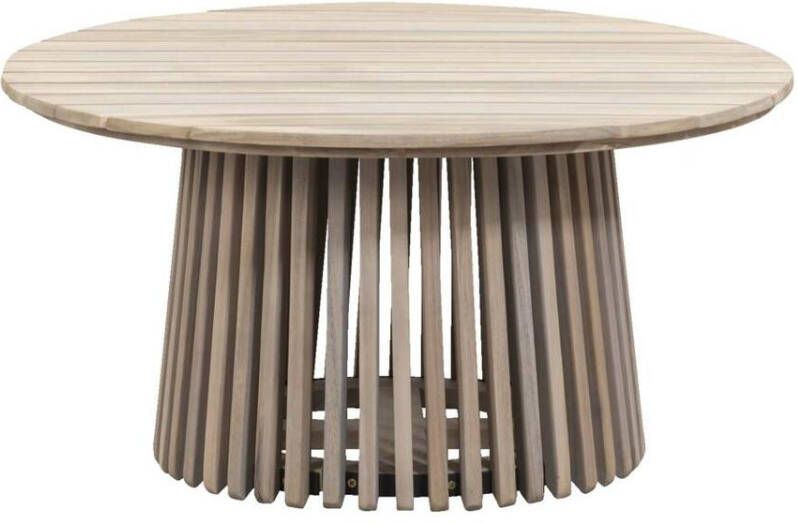 Leen Bakker Bijzettafel Saône acacia greywash 35xØ70 cm - Foto 1
