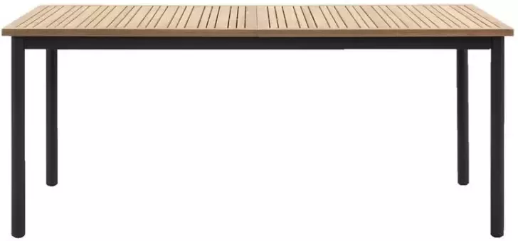 Le Sud dining tuintafel Pau naturel 75x183-253x95 cm Leen Bakker