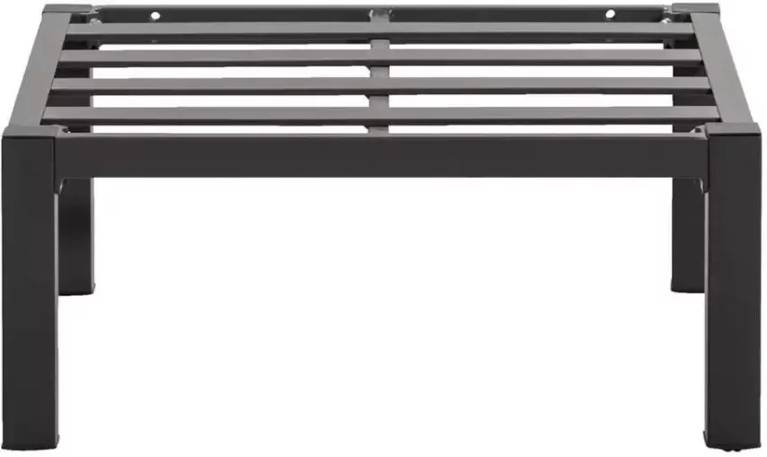 Leen Bakker Hocker Ardeche grijs 72x72x30 cm