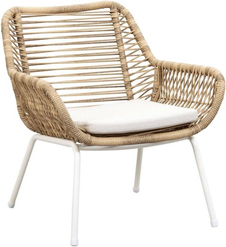 Le Sud Loungestoel Grand wicker naturel 78x73x71 cm Leen Bakker