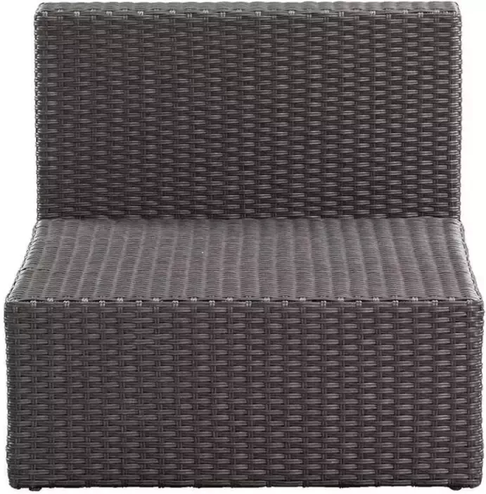 Le Sud loungestoel middenelement Dordogne antraciet 84x72x66 cm Leen Bakker