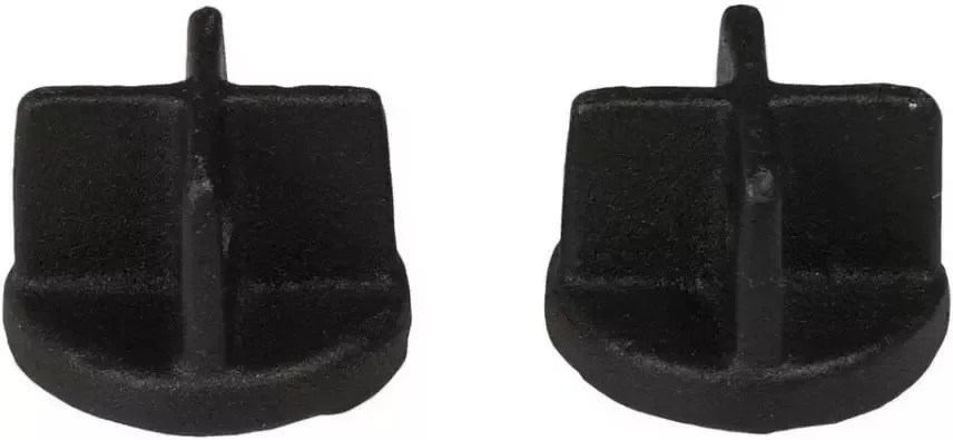 Leen Bakker 2 Eindkapjes Mat Ø28mm zwart