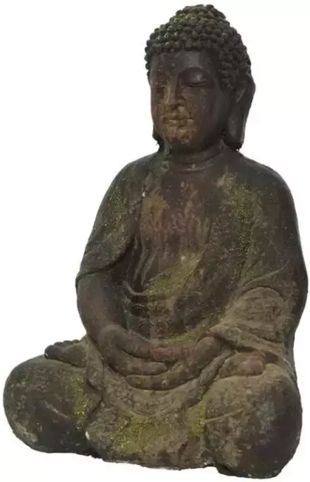 Leen Bakker Beeld Boeddha bruin 30x17x21 cm - Foto 1