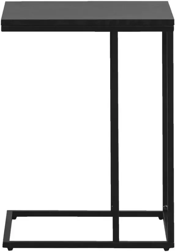 Leen Bakker Bijzettafel Quebec zwart 58x43x38 cm