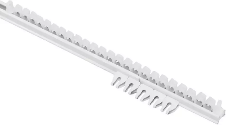 Leen Bakker Complete set Plus uitschuifrail 210-400cm wit