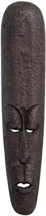 Leen Bakker Decoratief Masker naturelkleur 58x12 cm