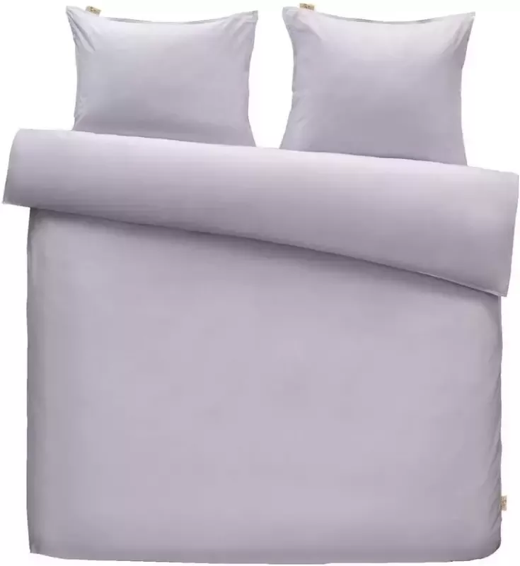 Dindi Home dekbedovertrek Forever colours effen lila 200x200 220 cm Leen Bakker