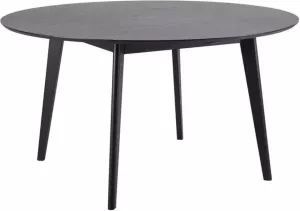 Leen Bakker Eetkamertafel Roxy zwart 76x140 cm