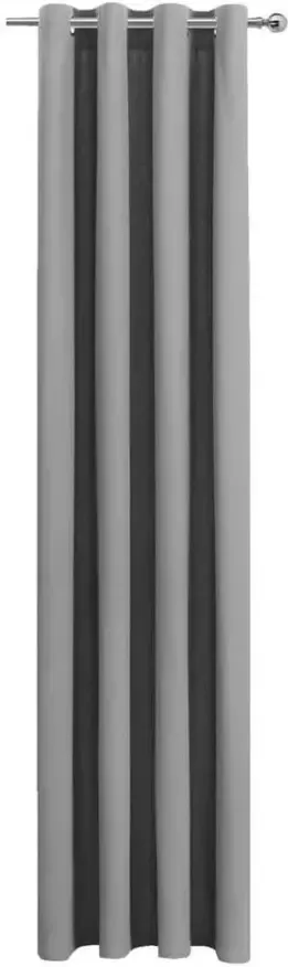 Leen Bakker Gordijn Jesse midden grijs- 280x140 cm (1 stuk)