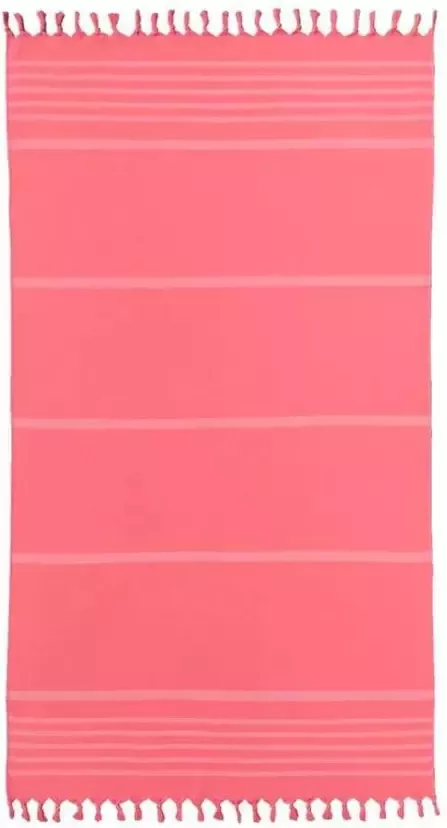 Leen Bakker Hamamdoek Santa Cruz XL roze 100x180 cm
