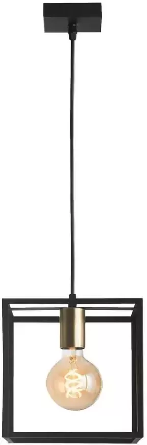 Leen Bakker Hanglamp Casper zwart 120x22x22 cm