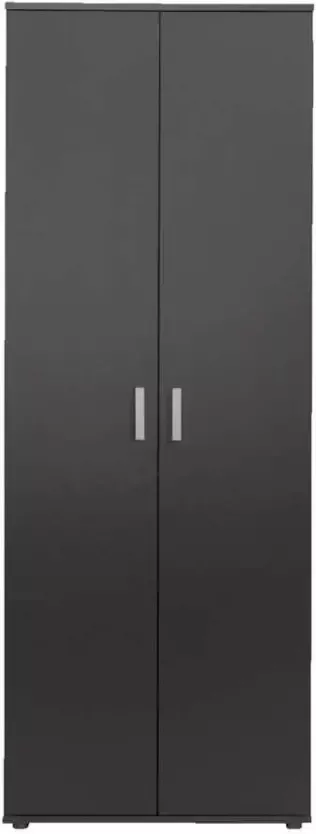 Leen Bakker Kast Inca 2-deurs antraciet 184x70x34 5 cm