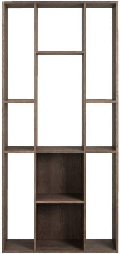 Leen Bakker Kast Kenzi walnoot 177x81x38 cm