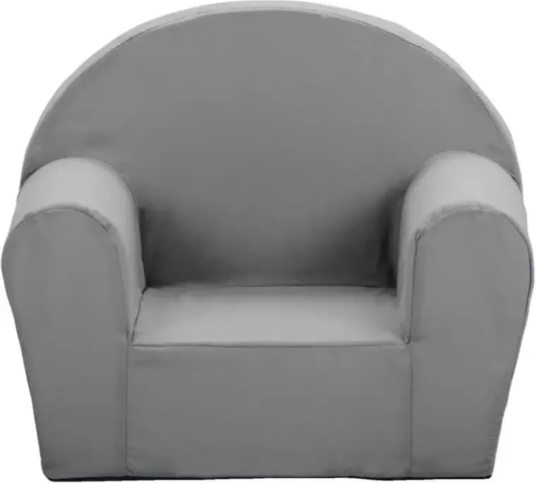 Leen Bakker Kinderstoel Louis antraciet 44x53x36 cm