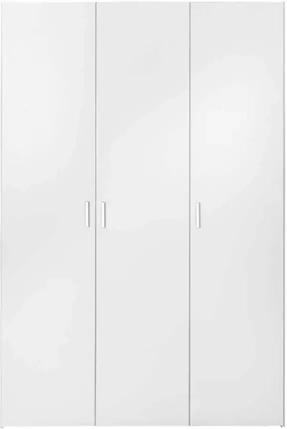 Leen Bakker Kledingkast Space 3-deurs wit 175 4x115 8x49 5 cm