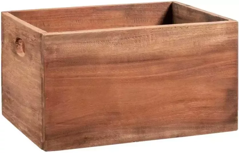 Leen Bakker Krat Ronald M hout 18x32x26 cm - Foto 1