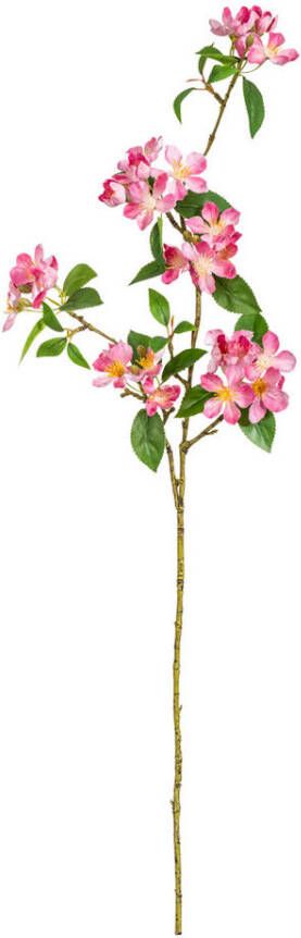 Leen Bakker Kunstbloem Cherry Blossom Spray Roze 90 cm