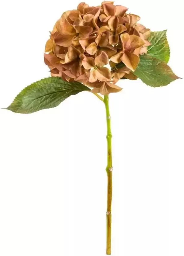 Leen Bakker Kunstbloem Hydrangea Stem paars 47 cm