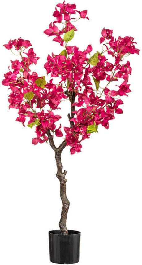 Leen Bakker Kunstboom Bougainvillea Fuchsia 100 cm