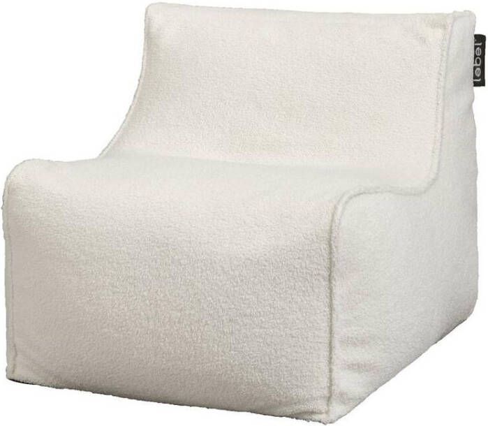 Leen Bakker Lebel loungestoel Teddy off-white 80x60x65 cm