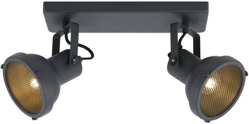 Leen Bakker 2-Spot Riga zwart E14