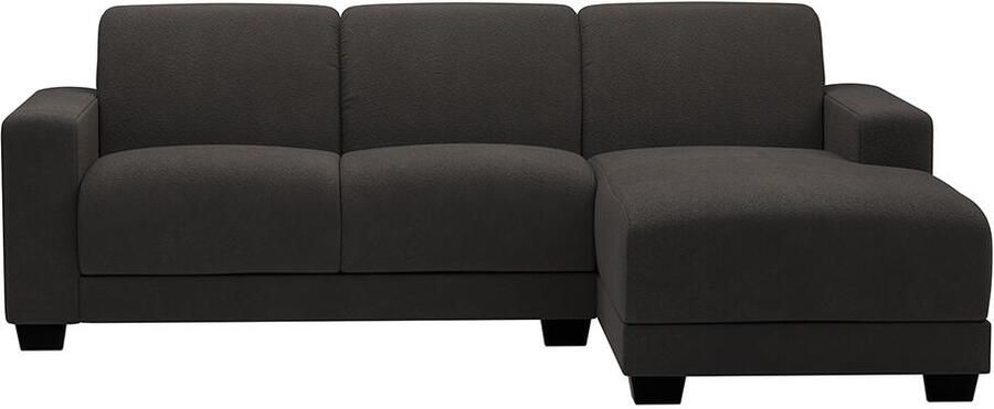 Leen Bakker Bank Aberdeen met chaise longue rechts Preston antraciet