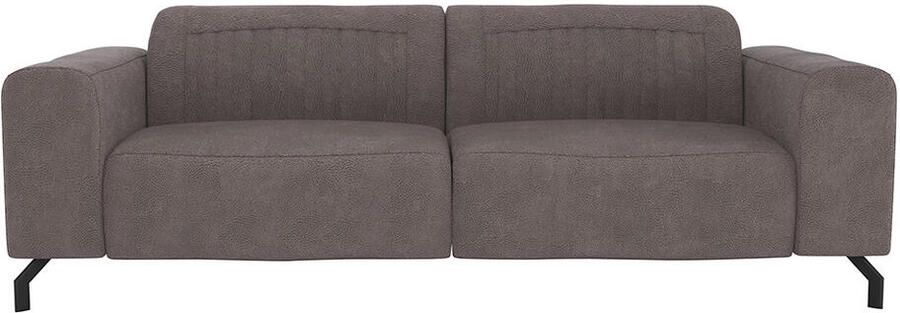 Leen Bakker Bank Otis 3-zits rook grijs