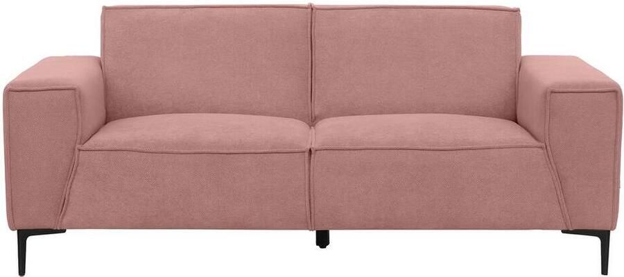 Leen Bakker Bank Romy 2-zits stof Curio roze