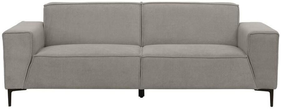 Leen Bakker Bank Romy 3-zits stof Curio grijs