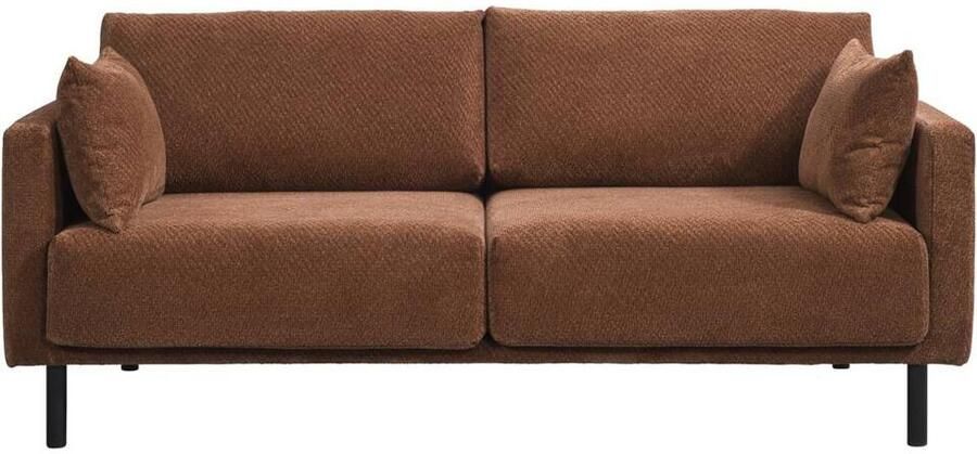 Leen Bakker Bank Siem 2 5-zits stof Egon terracotta