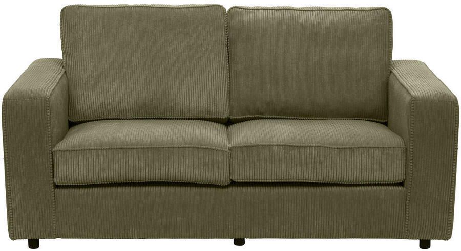 Leen Bakker Bank Stuttgart 2-zits olijfgroen