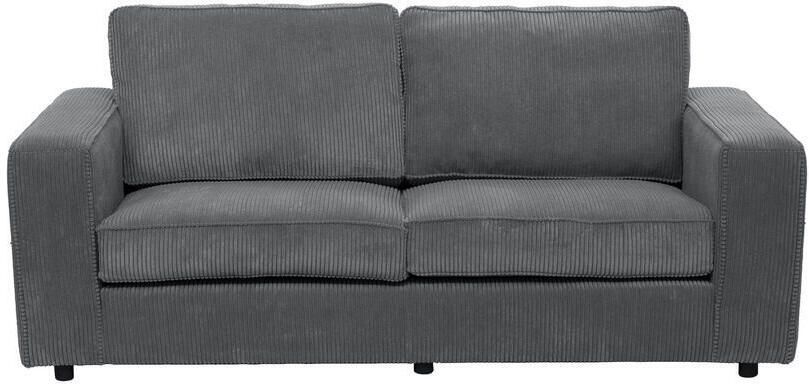 Leen Bakker Bank Stuttgart 3-zits antraciet