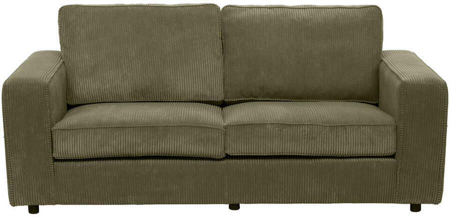 Leen Bakker Bank Stuttgart 3-zits olijfgroen