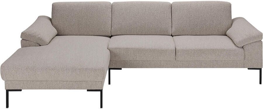 Leen Bakker Bank Tom met chaise longue links Monza beige