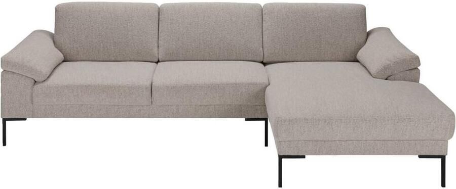 Leen Bakker Bank Tom met chaise longue rechts Monza beige