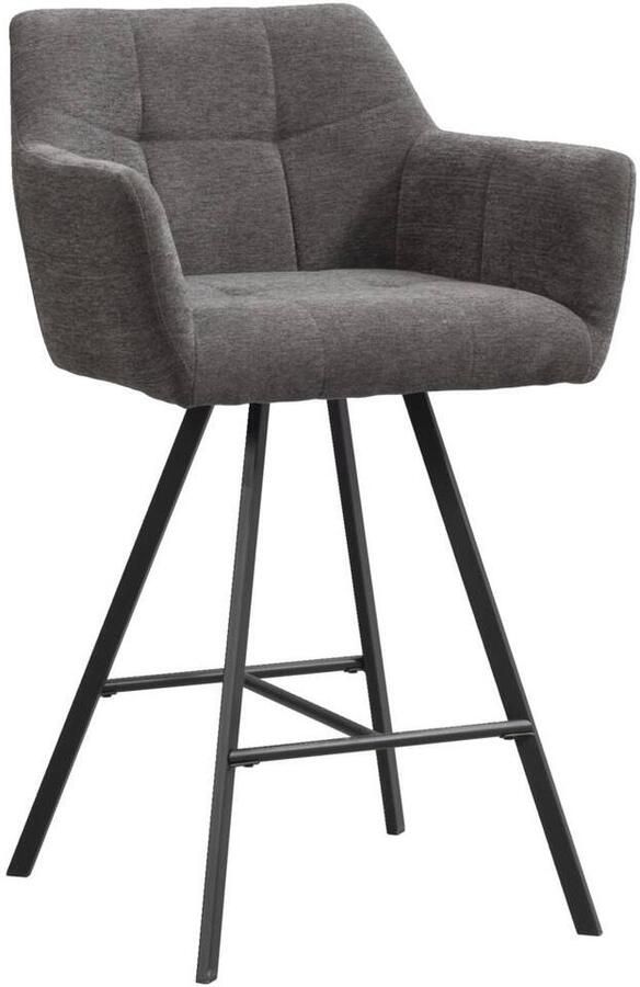 Leen Bakker Barkruk Clint antraciet