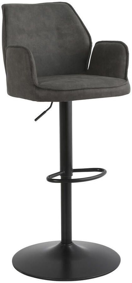 Leen Bakker Barkruk Raffy antraciet