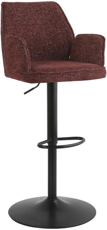 Leen Bakker Barkruk Raffy wijnrood