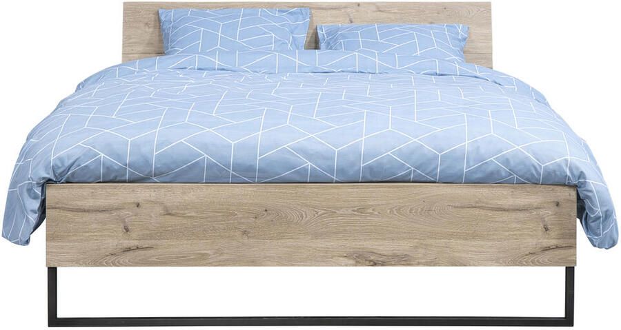 Leen Bakker Bed Dex eikenkleur 160x200 cm