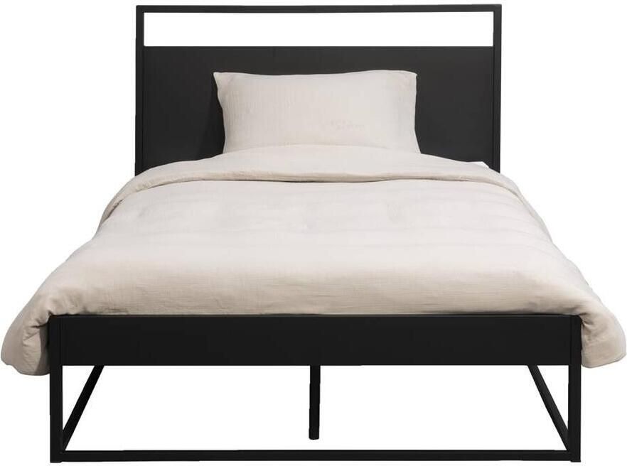 Leen Bakker Bed Kioto zwart 120x200 cm