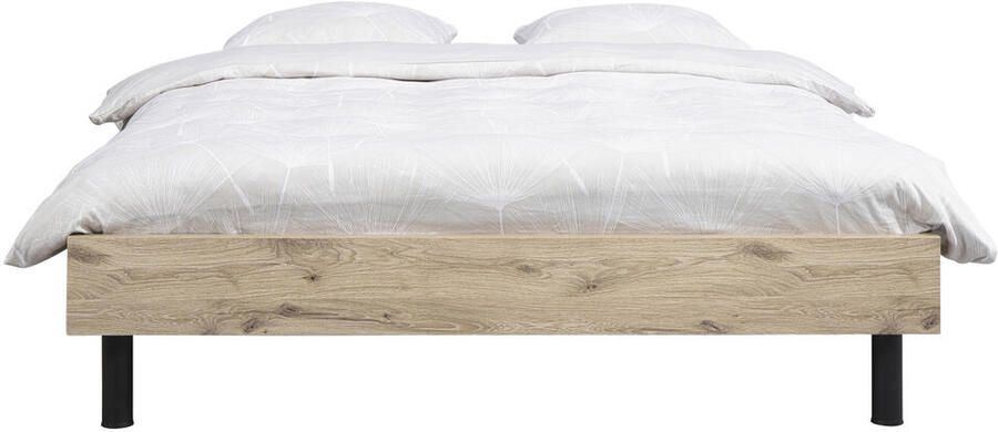 Leen Bakker Bed Nova eikenkleur 140x200 cm