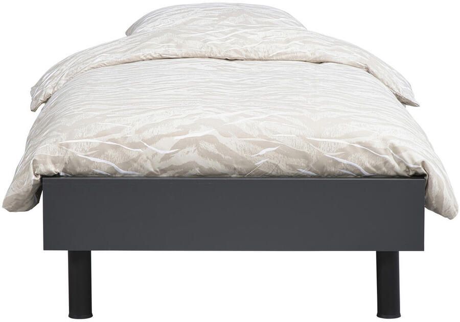 Leen Bakker Bed Nova grafietkleur 90x200 cm