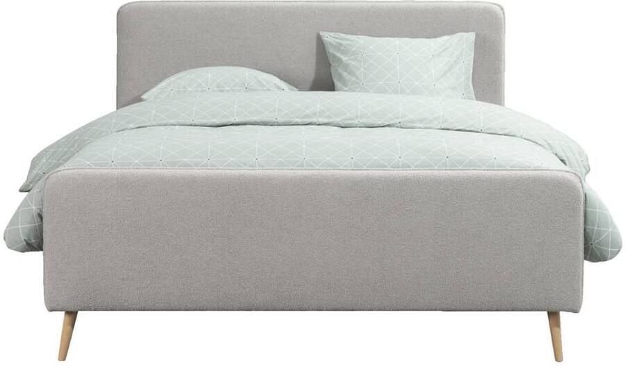 Leen Bakker Bed Suze lichtgrijs 180x200 cm