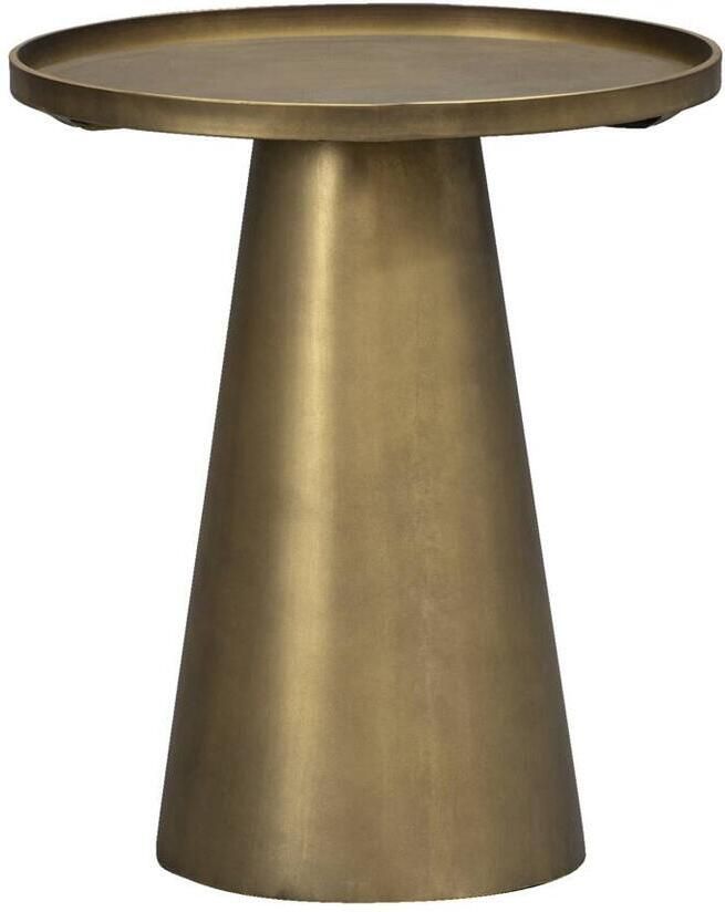 Leen Bakker Bijzettafel Axel goudkleurig metaal 45x40x40 cm